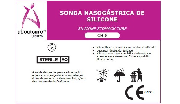 SONDA NASOGASTRICA SILICONE ABOUTCARE