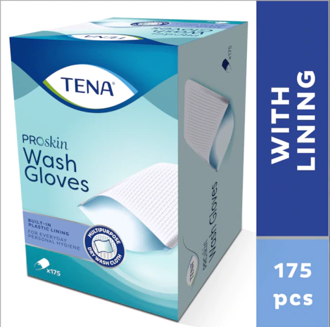 LUVA TENA PROSKIN WASH GLOVE