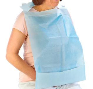 BABETE IMPERMEÁVEL ADULTO EM POLIETILENO RUBBERGOLD