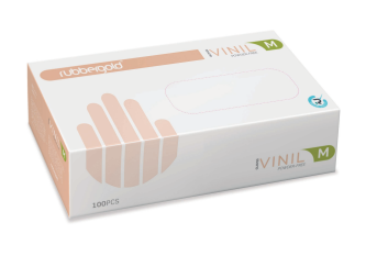 Luva De Exame Vinil Sem Pó Rg