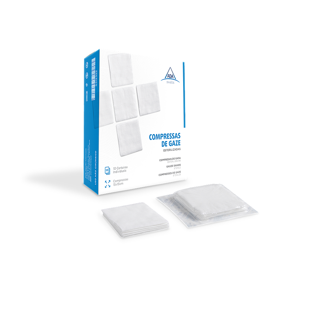 Compressa De Gaze Estéril Caixa Cartolina