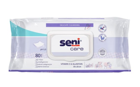 Toalhitas Húmidas Seni Care Classic 20 cm x 25 cm