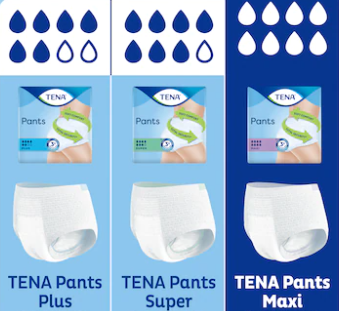 CUECA DESCARTÁVEL TENA PROSKIN PANTS MAXI