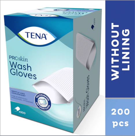 LUVA TENA PROSKIN WASH GLOVE