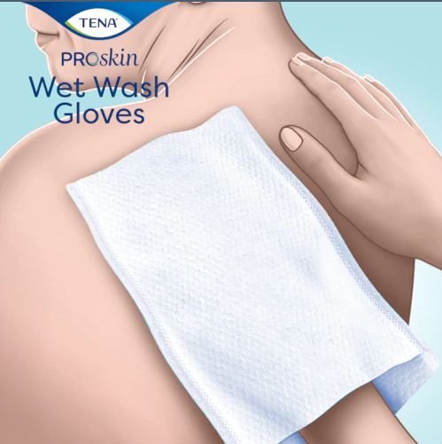 TENA PROSKIN WET WASH GLOVE