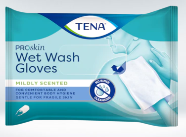 TENA PROSKIN WET WASH GLOVE