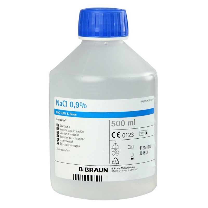 SORO FISIOLÓGICO ESTÉRIL 0.9% BBRAUN (cópia)