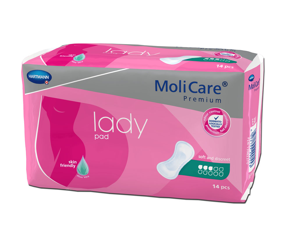 Mini Pensos Anatómicos Molicare Lady Pad