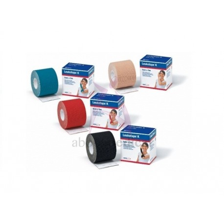 Adesivo Leukotape K Para &quot;Ligaduras Funcionais&quot; (Taping)