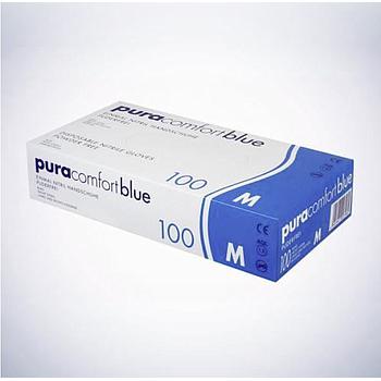 Luva De Exame Nitrilo Puracomfort Blue