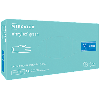 Luvas De Exame Nitrilo Nitrylex Green